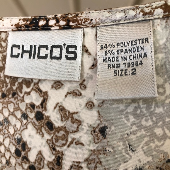 Great silky long tip- cute sleeves - Picture 2 of 3